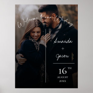 Affiche Photo de couverture Bienvenue à notre mariage