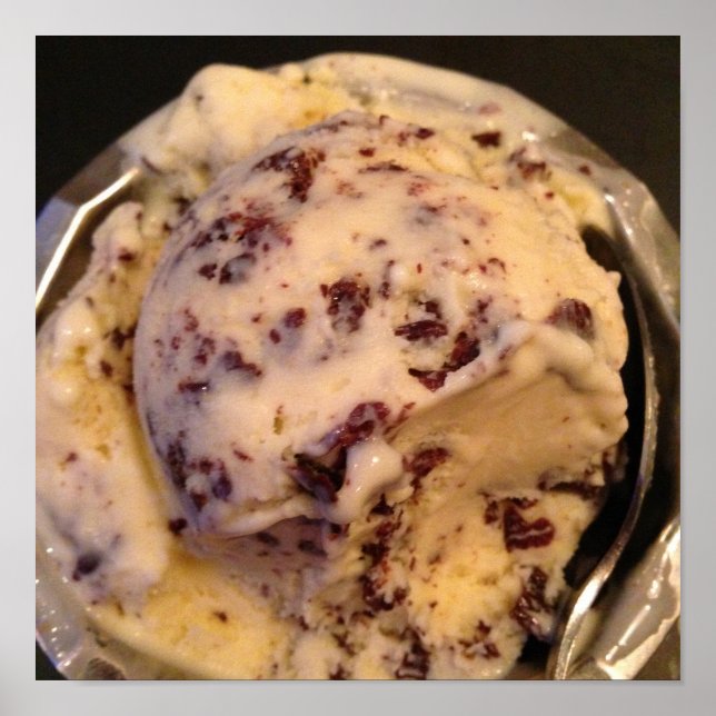 Affiche photo de dessert gelato italien (Devant)