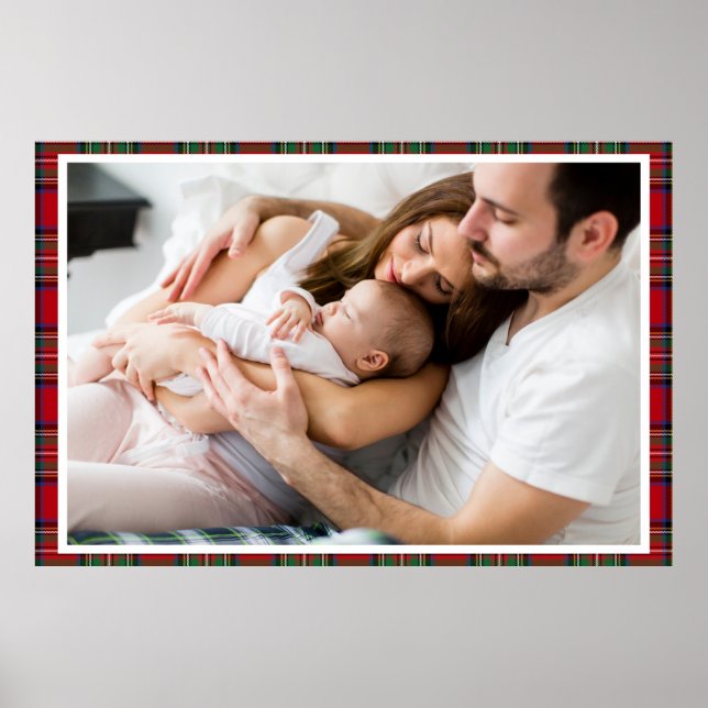 Affiche Photo de famille Clan Stewart Tartan Keepsakan (Devant)