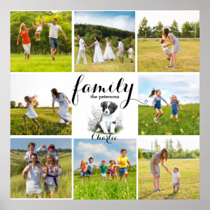 Affiche Photo de famille personnalisée