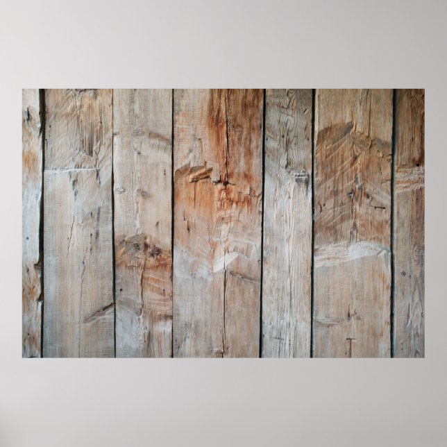 Affiche Photo de fond du panneau en bois (Devant)