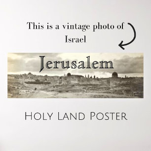 Affiche Photo de Jérusalem Terre Sainte