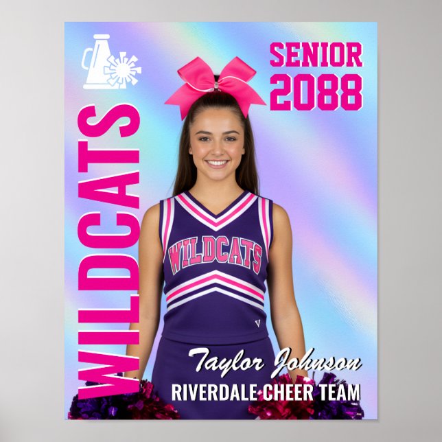 Affiche Photo de la meneuse de l'équipe de cheerleaders se (Devant)