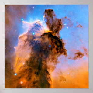 Affiche Photo de la NASA Hubble de la nébuleuse de l'Aigle