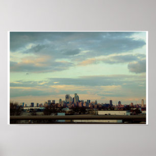 Affiche Photo de la skyline de Philadelphie