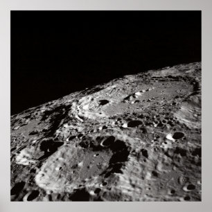 AFFICHE PHOTO DE LA SURFACE DE LA LUNE