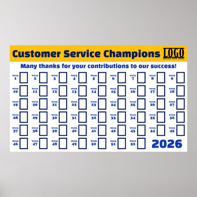 Affiche photo de l'employé bénévole étudiant gagnant hebdo (Devant)