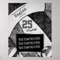 photo de l'équipe de volley-ball des filles en gri