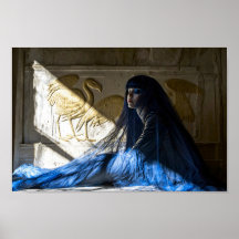 Photo de mode LanaDeArta AI. Style égyptien