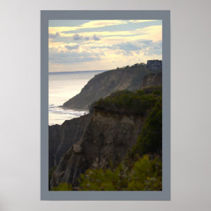 Affiche photo de paysage aquatique au coucher du s