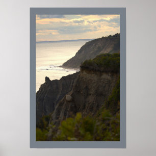 Affiche photo de paysage aquatique au coucher du s