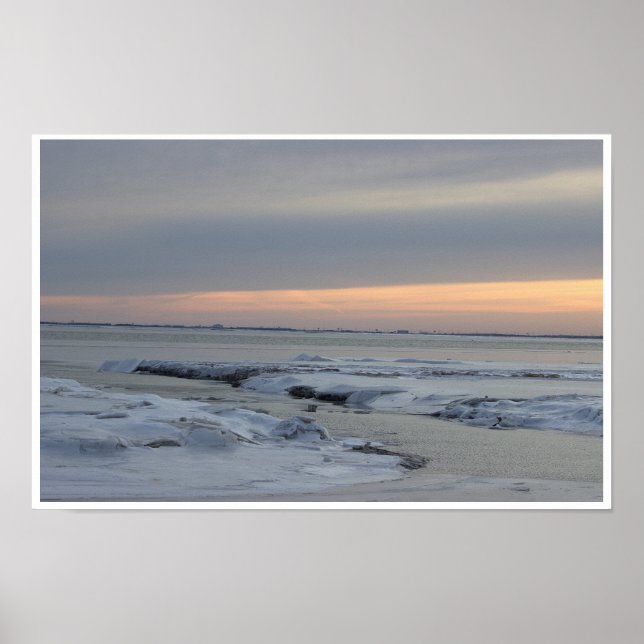 Affiche photo de paysage d'hiver (Devant)