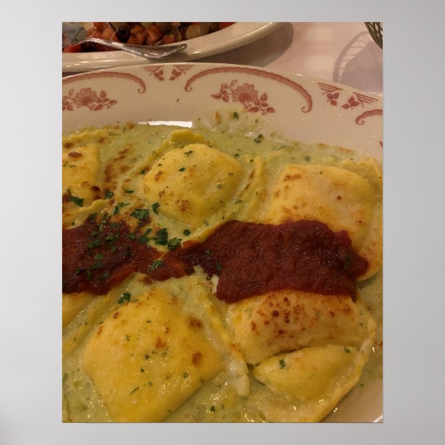 Affiche Photo de ravioli (Devant)
