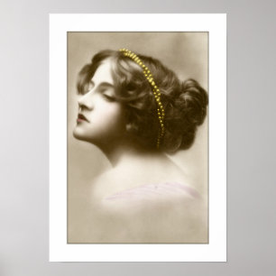 Affiche photo de style victorien