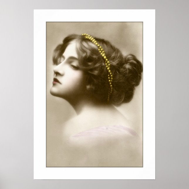 Affiche photo de style victorien (Devant)