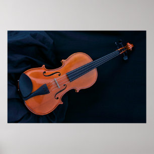 Affiche Photo de violon en gros plan