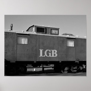 Affiche Photo de wagon de train