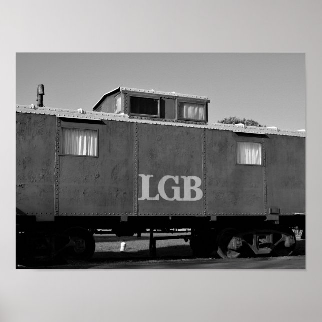 Affiche Photo de wagon de train (Devant)