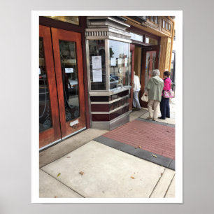 Affiche Photo d'entrée de salle de cinéma
