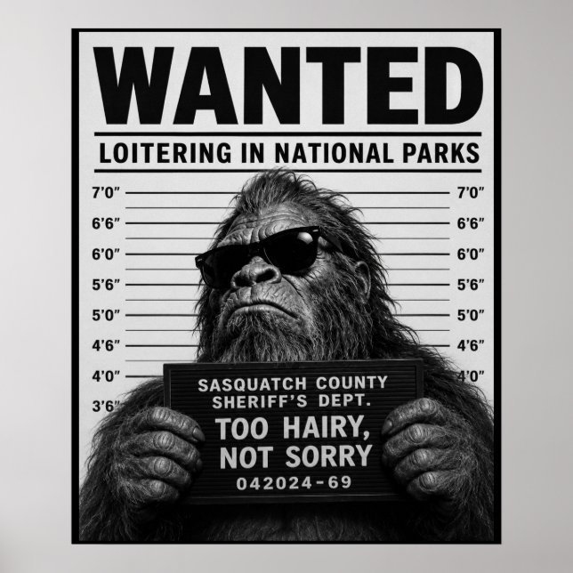 Affiche Photo d'identité de Bigfoot  (Devant)