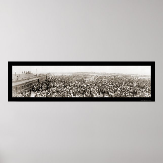 Affiche Photo du 1er train Key West FL 1912 (Devant)