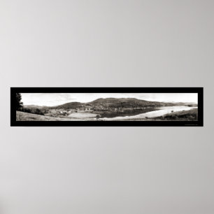 Affiche Photo du barrage VT East Pittsford 1913