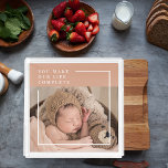Affiche Photo du bébé moderne | You Make My Life Complete<br><div class="desc">Photo du bébé moderne | You Make My Life Complete Poison</div>