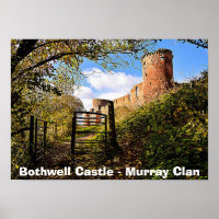 Photo du château de Bothwell de Murray Clan en Éco