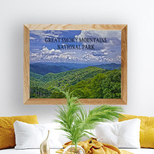 Affiche Photo du col de Newfound Gap dans les Great Smoky
