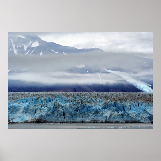 Affiche Photo du glacier Alaska Hubbard (Devant)