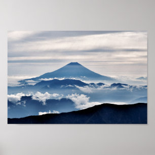 Affiche Photo du Mont Fuji au Japon