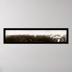 Affiche Photo du Mont Rainier WA 1908