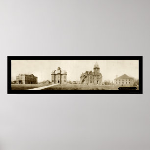 Affiche Photo du nord 1912 d'ADA d'université de l'Ohio