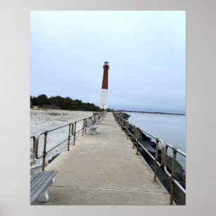 Affiche photo du phare de Barnegat Light