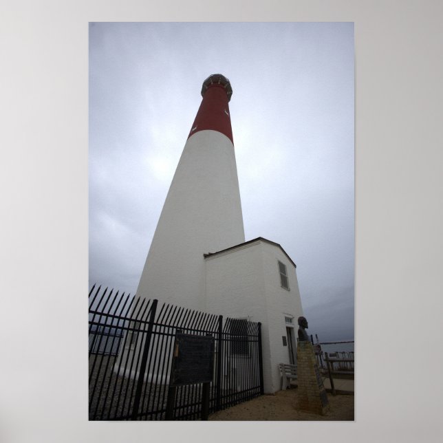 Affiche photo du phare de Barnegat Light (Devant)
