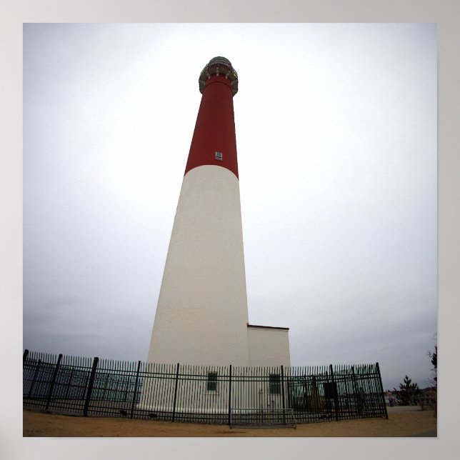 Affiche photo du phare de Barnegat Light (Devant)