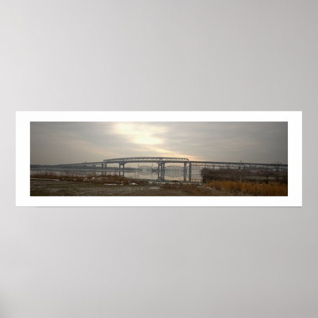 Affiche photo du pont Betsy Ross (Devant)
