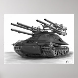 Affiche Photo du réservoir M50 Ontos