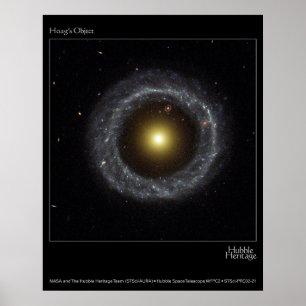 Affiche Photo du télescope Hubble Objet du cercueil
