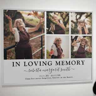 Affiche Photo en mémoire aimante