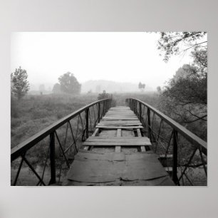 Affiche photo en noir et blanc