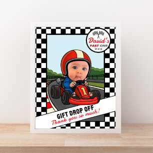 Affiche Photo et Merci personnalisés Fast ONE   Départ cad