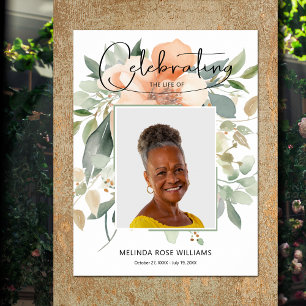 Affiche Photo Memorial Hommage funéraire de la mort