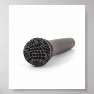 Affiche Photo Microphone