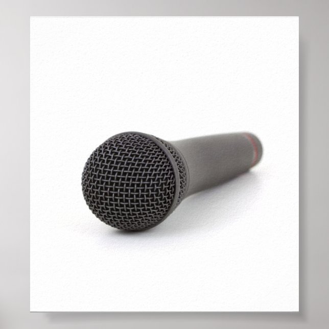Affiche Photo Microphone (Devant)