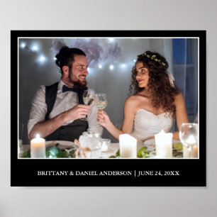 Affiche Photo minimaliste moderne Mariage - Couleur de sél