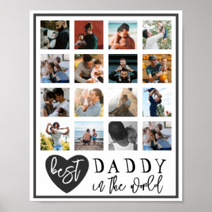Affiche Photo moderne Best Daddy 16