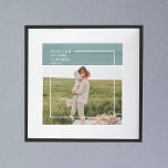 Affiche Photo moderne Green Famille Jolie Cadeau<br><div class="desc">Introduction the Modern Photo Green Family Lovely Gift! This gift is a parfait way to capting and celebrate the love and bond within a Gezy, while adding a touch of legance and modernity to any home décor.Le moderne Photo Green Family Lovely Gift n'est pas un seul mot d'un seul mot...</div>