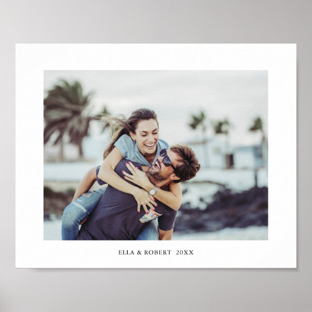 Affiche Photo, nom et date (Devant)