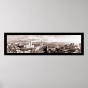Affiche Photo panoramique de Salt Lake City UT 1913